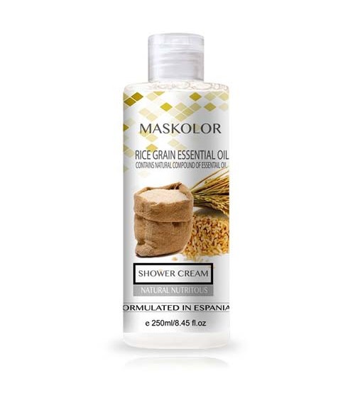 Maskolor Shower Gel With Rice Grain Essential Oil 250ml